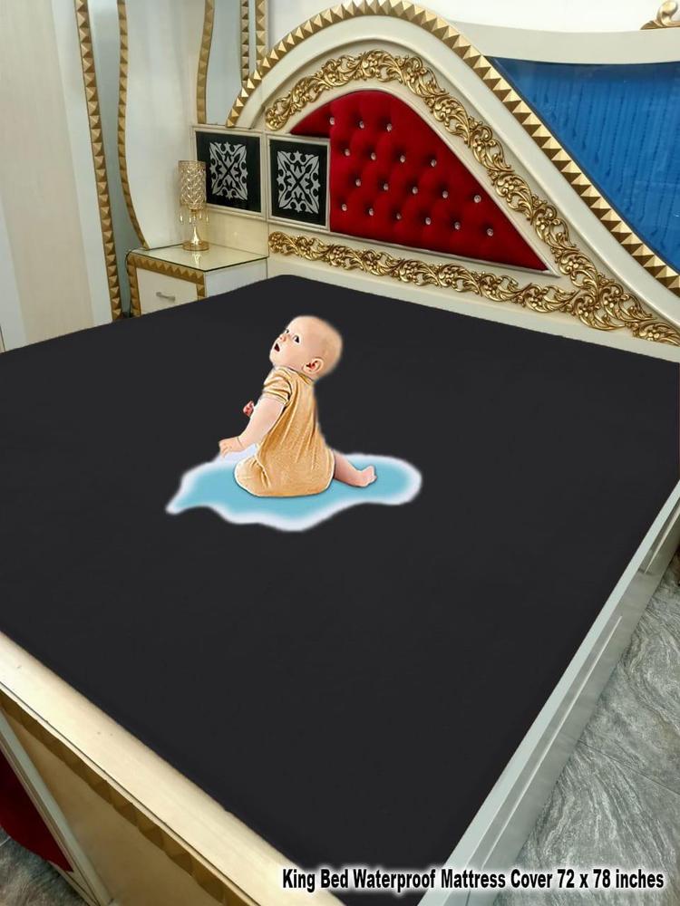 Waterproof Cotton Double Bed Mattress Protector Cover