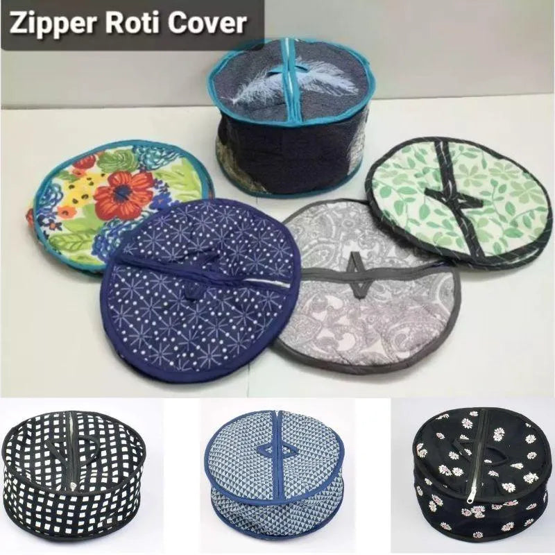 Silicone Zipper Roti Cover – Food Warmer & Hot Pot Cover