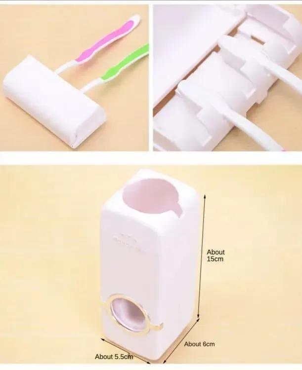 Automatic Toothpaste Dispenser – Wall Mounted Bathroom Organizer